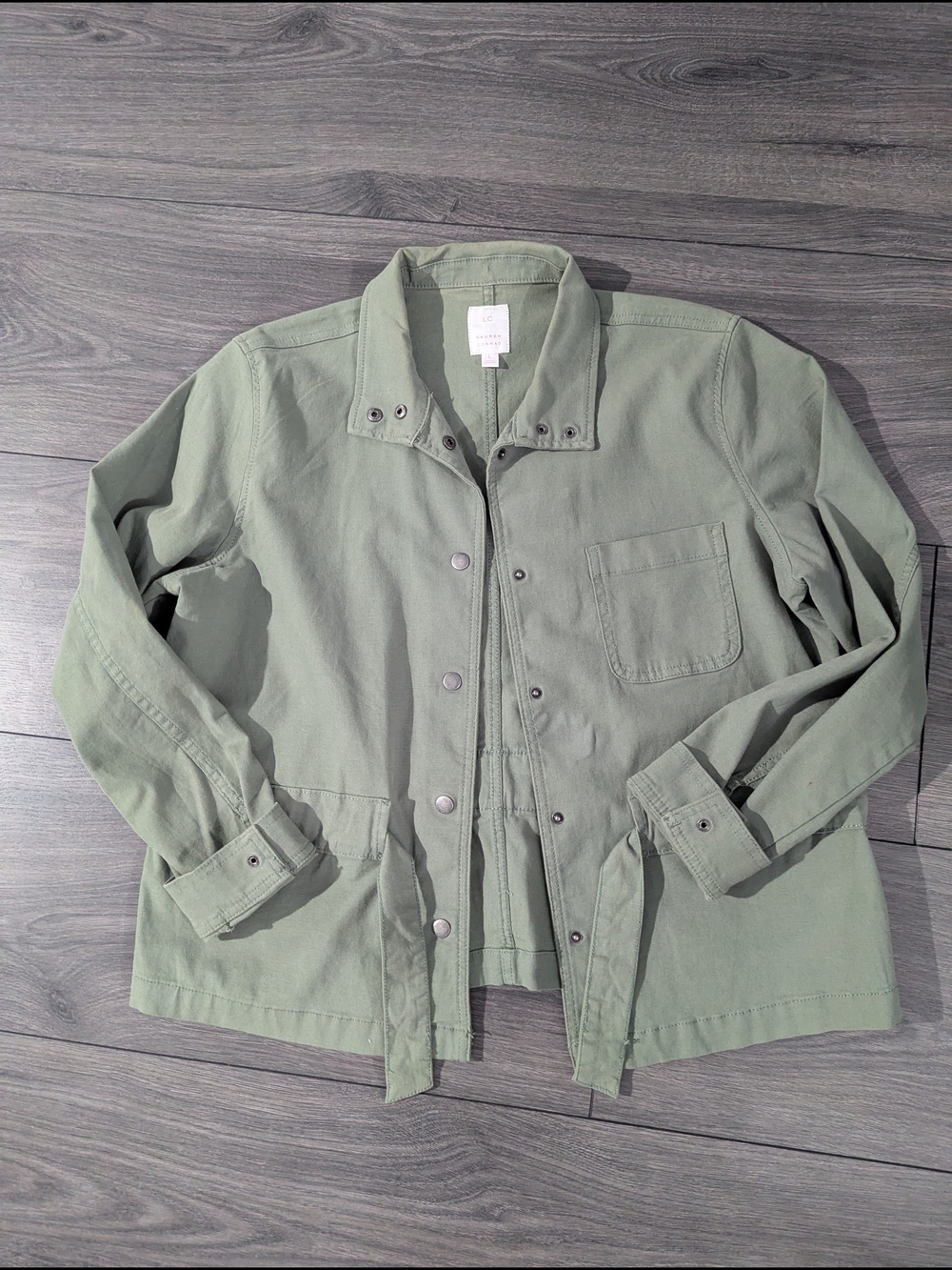 LC Lauren Conrad Olive Green Utility Jacket